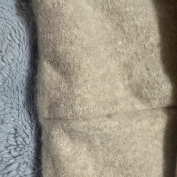 GARNET HILL CASHMERE Women's PETITE Tan Wide-Leg Pants - Picture 4 of 8